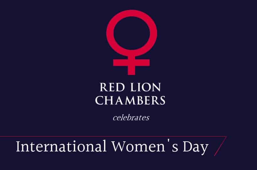 Red Lion Chambers celebrates International Women’s Day 2019