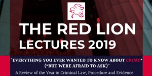 We regret to announce that, due to his legislative commitments, Professor David Ormerod QC is now unavailable on the evening of Tuesday 16th July 2019 and his lecture will now be given in the New Year.