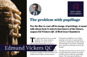 The Problem with Pupillage...
