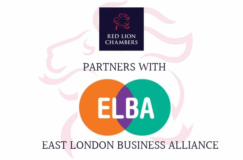 CHAMBERS PARTNERS WITH THE EAST LONDON BUSINESS ALLIANCE (ELBA)