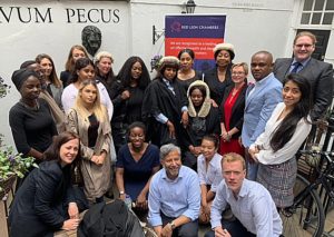 Red Lion Chambers "Open Doors" launched with law students from the University of East London.
