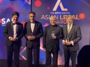 On Saturday 28th September, 2019 Barrister Sailesh Mehta was honoured for his contribution in promoting diversity and inclusion for Asian Lawyers at the Bar.