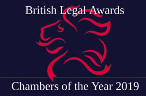 Red Lion awarded Chambers of the Year 2019 at the British Legal Awards. Joint Head of Chambers Gillian Jones QC highly commended for Women In Law Award