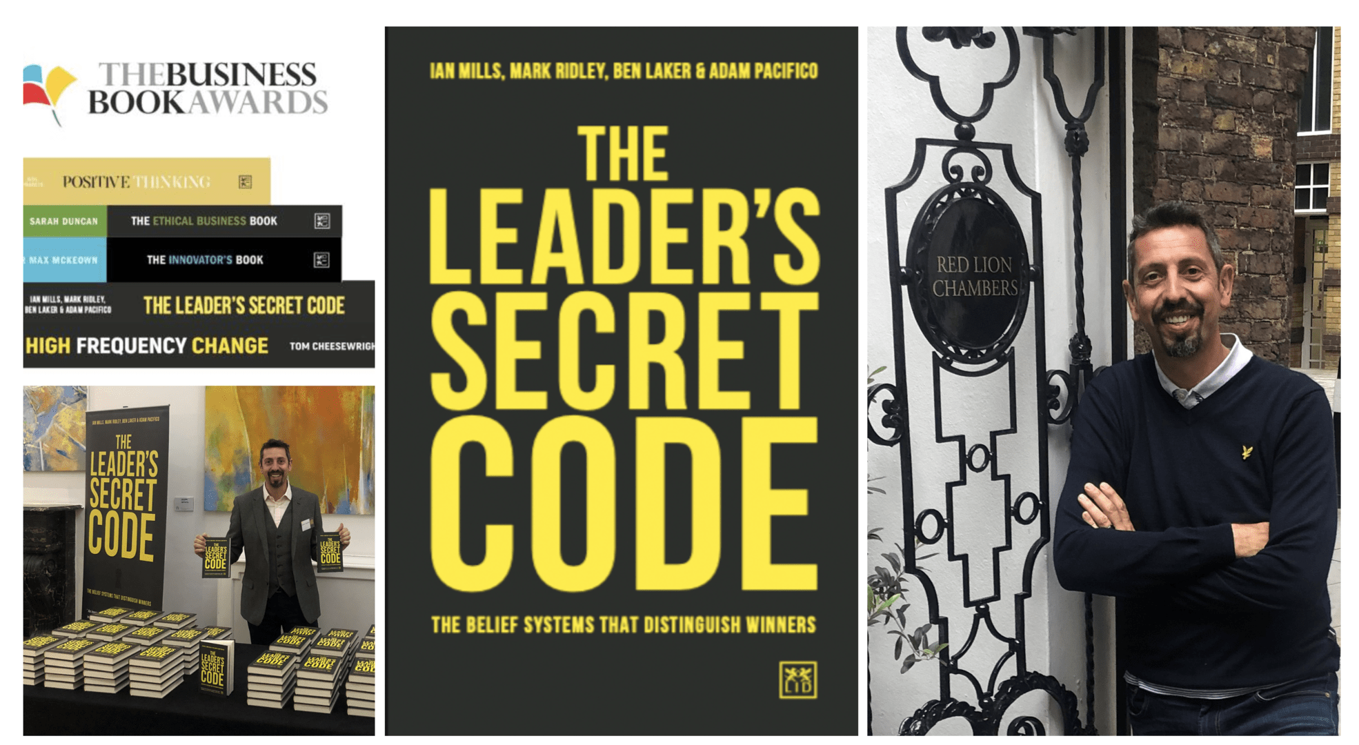 RLC door tenant Adam Pacifico has new book “The Leader’s Secret Code” shortlisted for Business Book of the Year Award