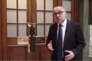 Chambers notes the passage of legislation through Parliament