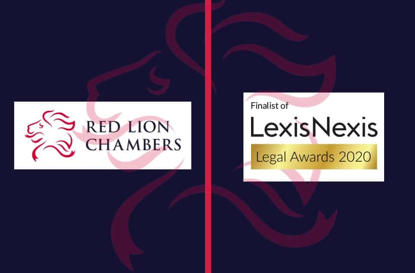 Red Lion shortlisted for ‘Chambers of the Year’ by LexisNexis