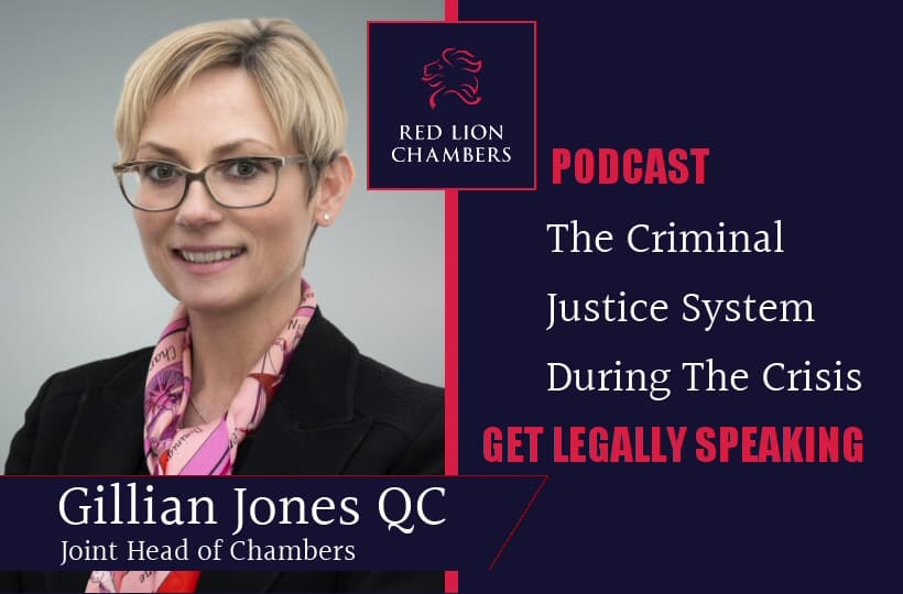 Gillian Jones QC appears on Get Legally Speaking podcast