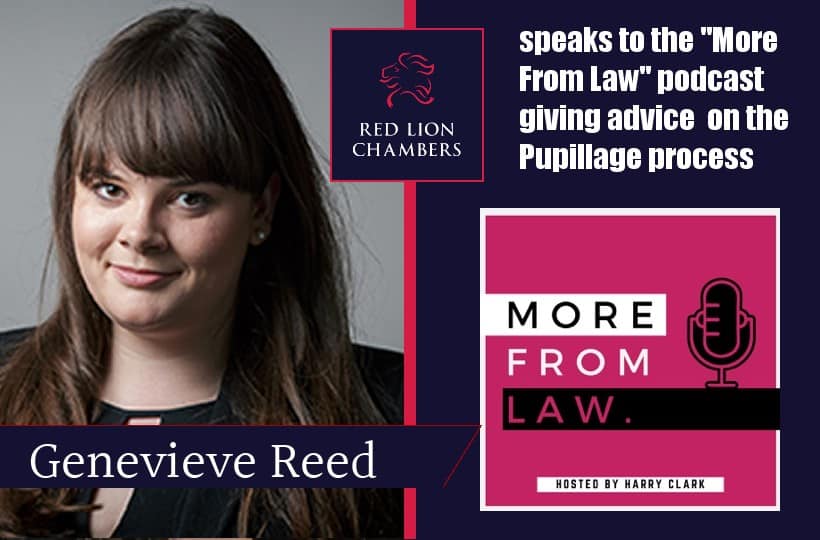 Pupillage Tips from A Recruiter's Perspective with Genevieve Reed of Red Lion Chambers