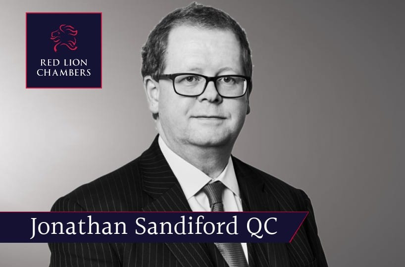 Jonathan Sandiford QC joins Red Lion Chambers as an Associate Tenant